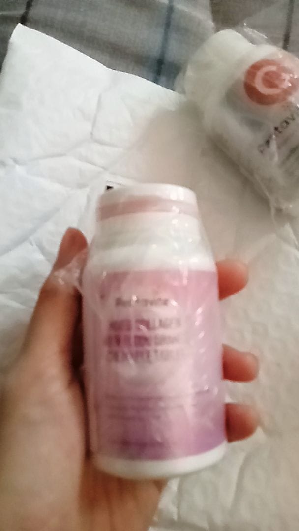 Customer photo review of Mixed Collagen With Blood Orange Chewable Tablet