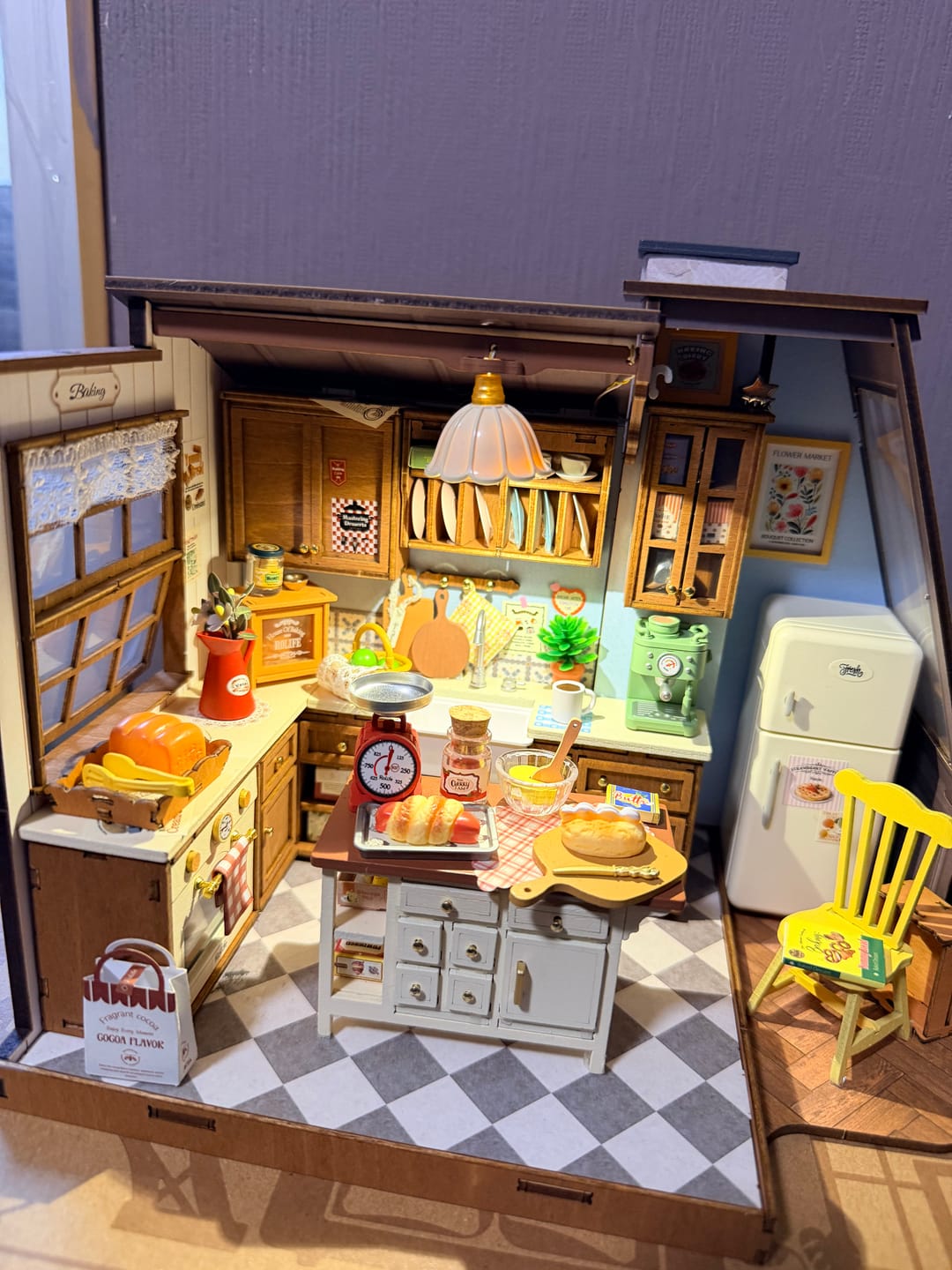 Customer photo review of Rolife DIY Mini House - Casas Miniatura Baking Kitchen