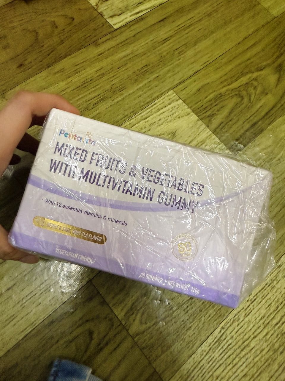Customer photo review of Mixed Fruits & Vegetables With Multivitamin Gummy