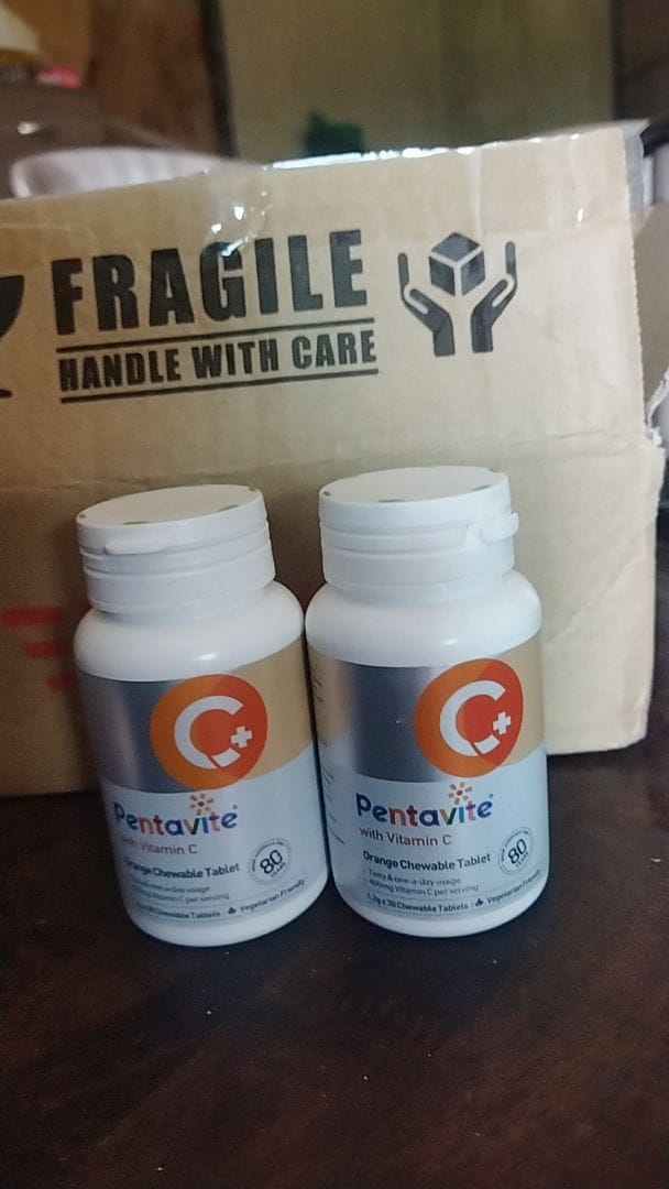 Customer photo review of Vitamin C Orange Chewable Tablet