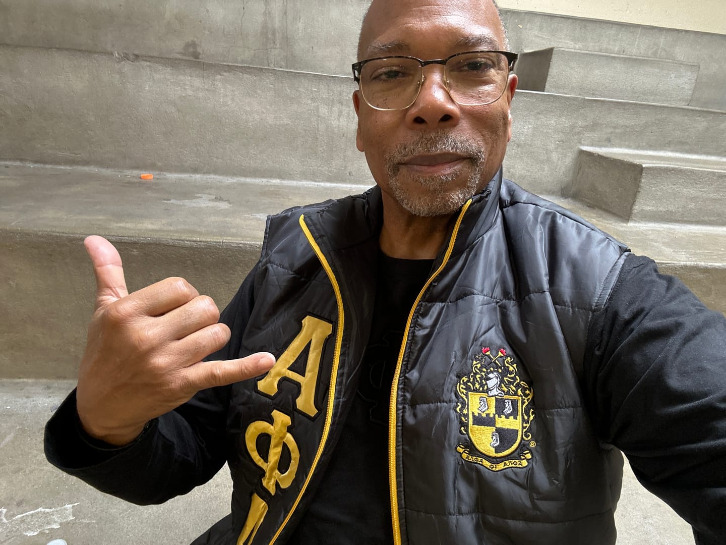 Customer photo review of Alpha Puff Vest- final sale