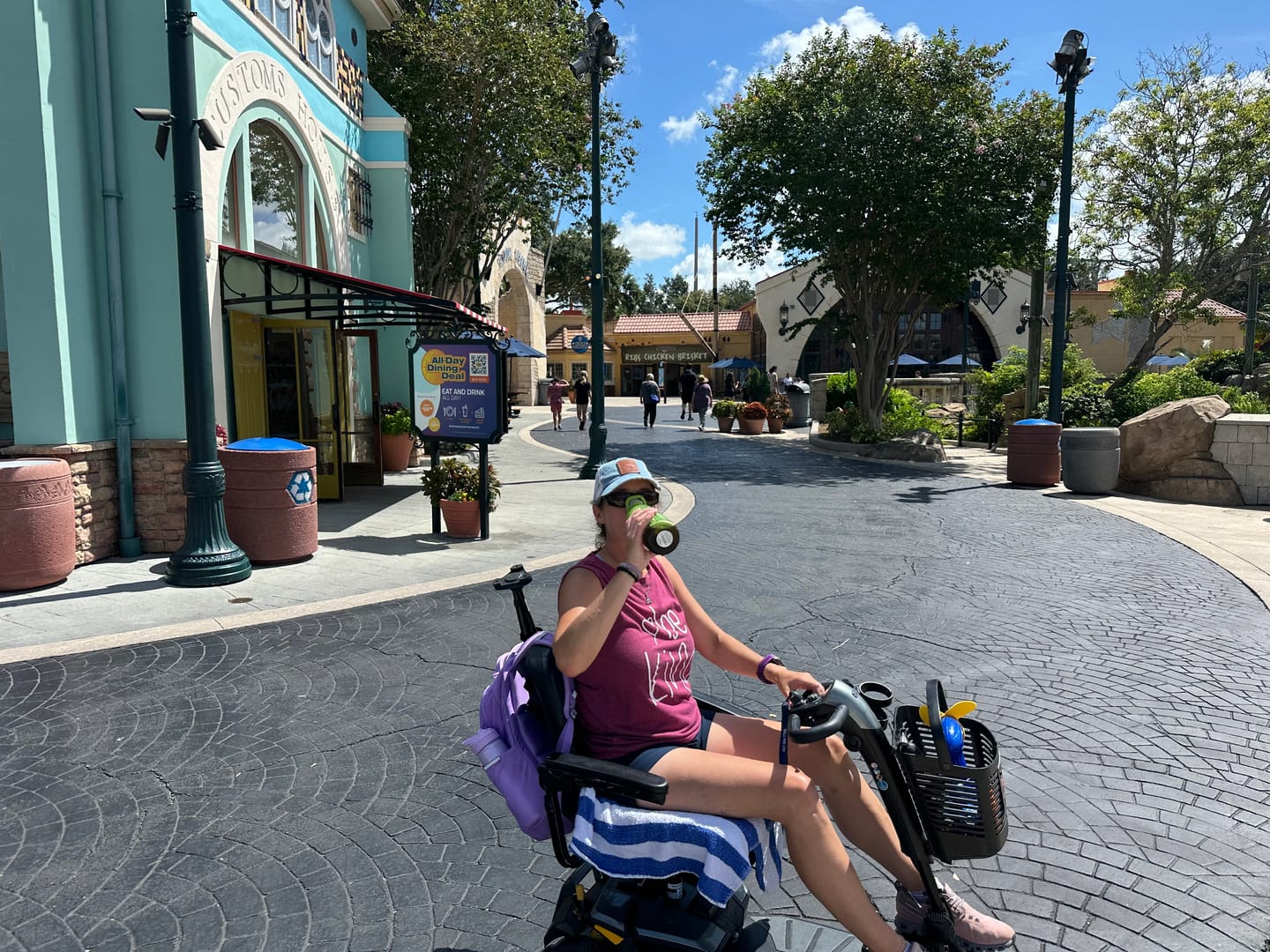 Customer photo review of Multiday Mobility & ECV Foldable Travel Scooter Rental 300 Pound Capacity (3 or more days)