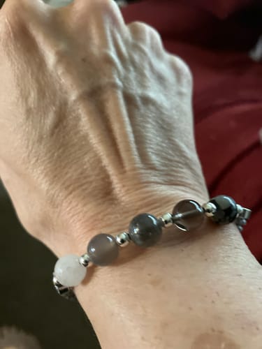 Customer photo review of Moon Phases Crystal Healing Bracelet