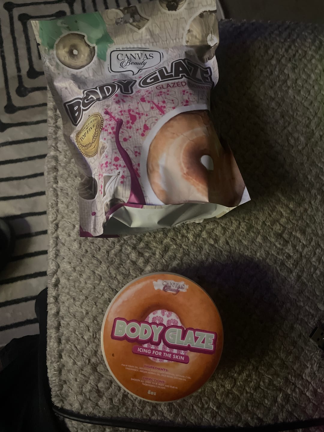 Customer photo review of BODY GLAZE: GLAZED DONUT