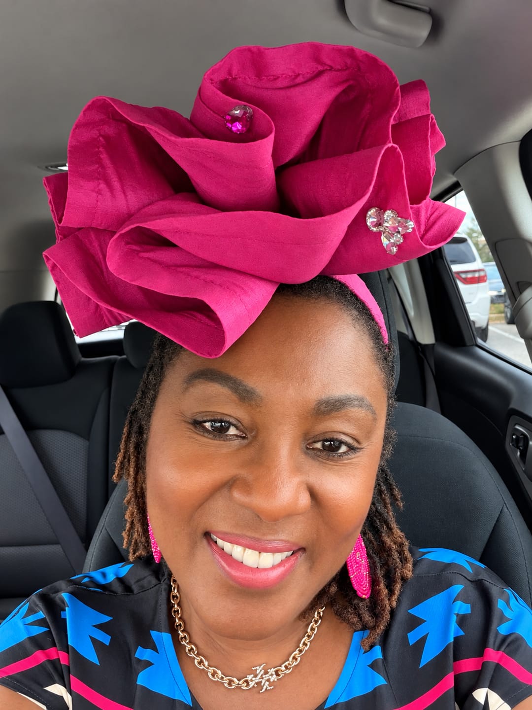 Customer photo review of The Heiress Aso-Oke Bubu
