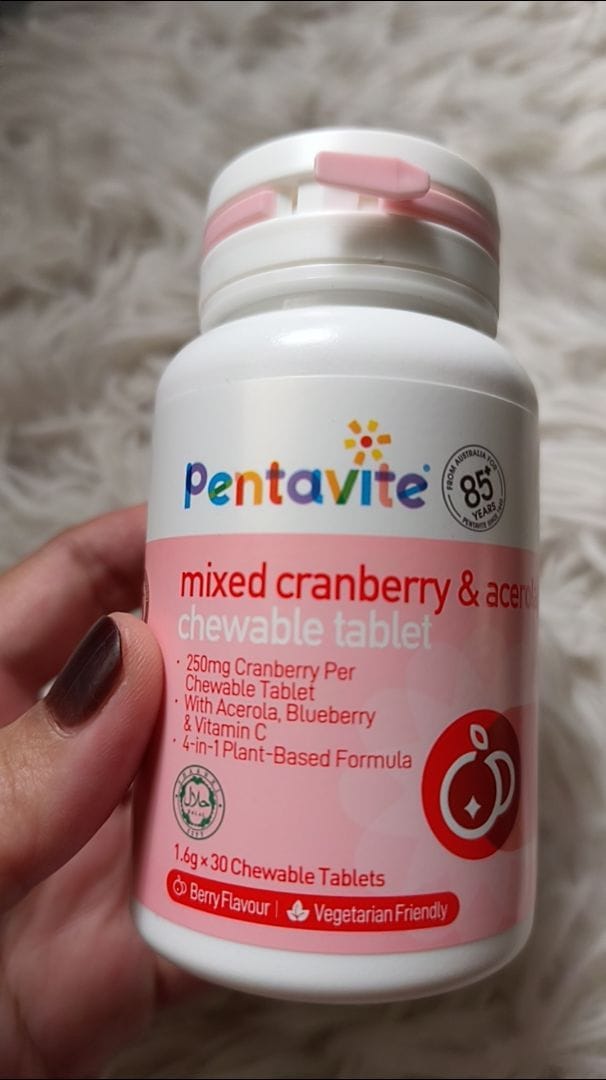 Customer photo review of Mixed Cranberry & Acerola Chewable Tablet