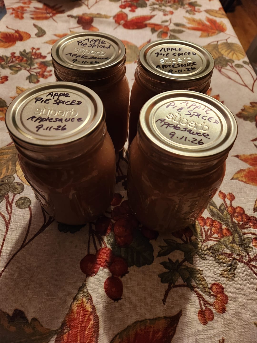 Customer photo review of Bulk Regular Mouth Canning Lids – 156 Pack