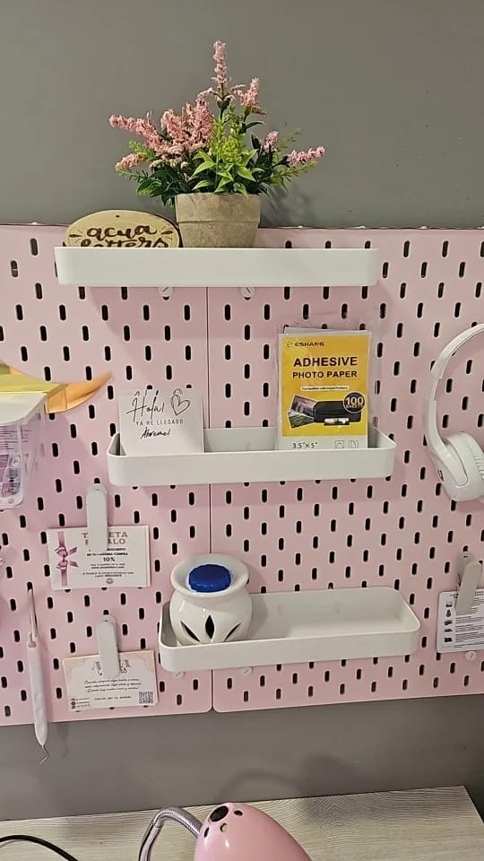 Customer photo review of PegEase Wall Organizer