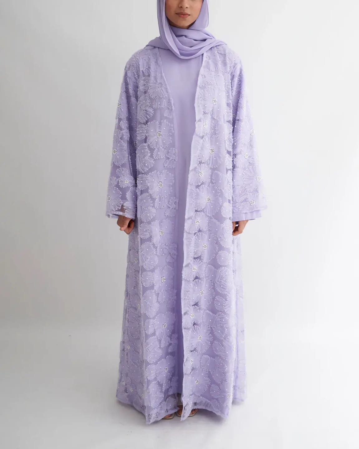 Customer photo review of Sumayya Abaya - Lavender