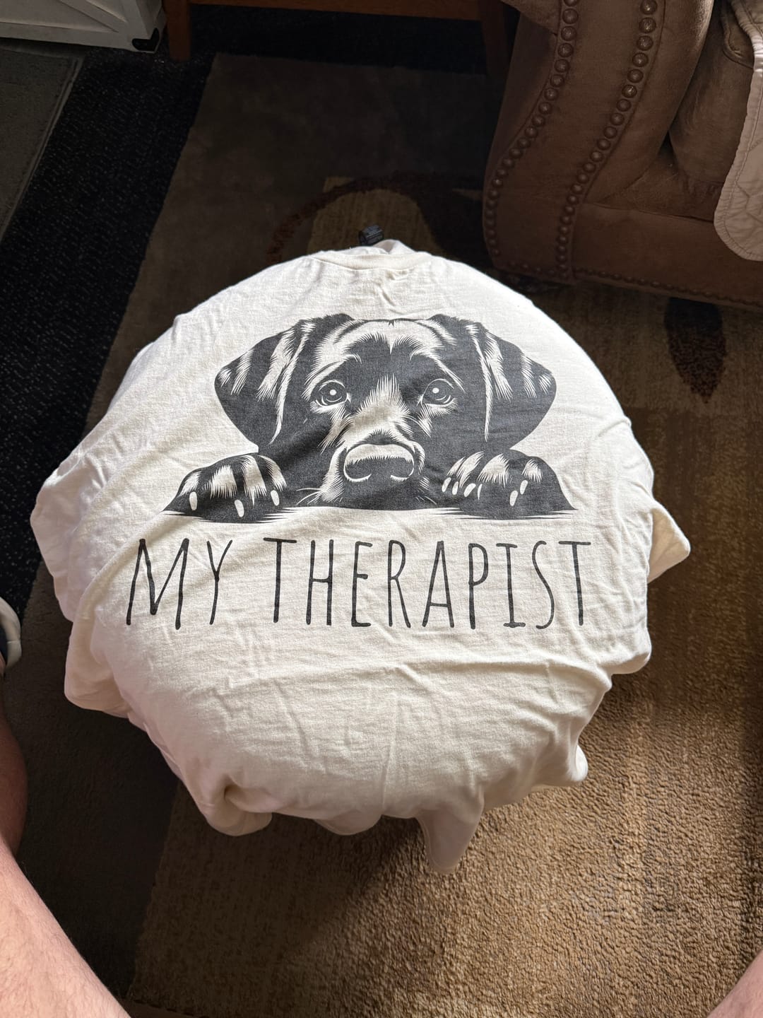 Customer photo review of My Therapist Labrador