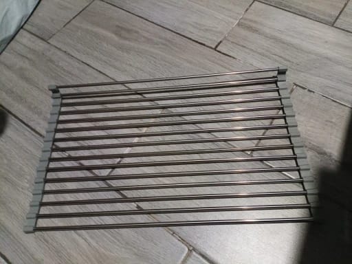 Customer photo review of FlexFold Dish Drainer