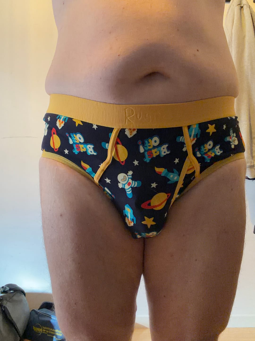 Customer photo review of 3 Pack Men's Little Kid Style Briefs (Collection #5)