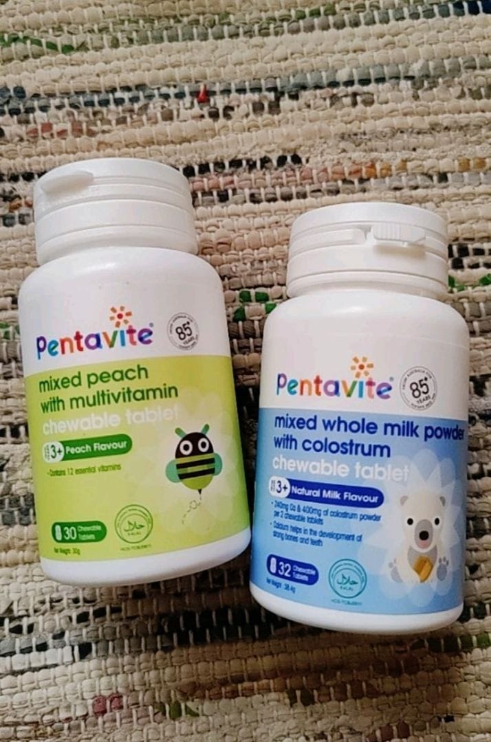 Customer photo review of Mixed Peach with Multivitamin Chewable Tablet