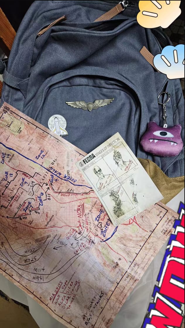 Customer photo review of The Last of Us Ellie Canvas Backpack - Survivor Cosplay Bag