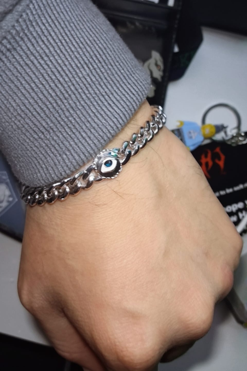 Customer photo review of EVIL EYE BRACELET
