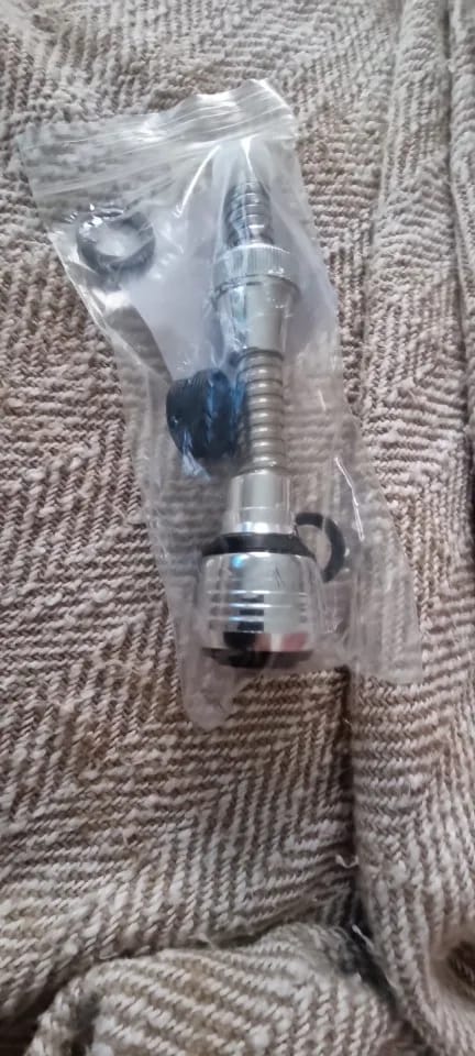 Customer photo review of Rotating Faucet Sprinkler Extender