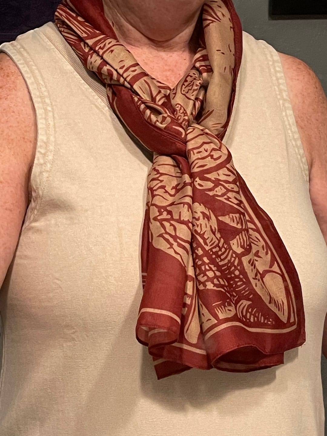 Customer photo review of Zoo All-Season Scarf