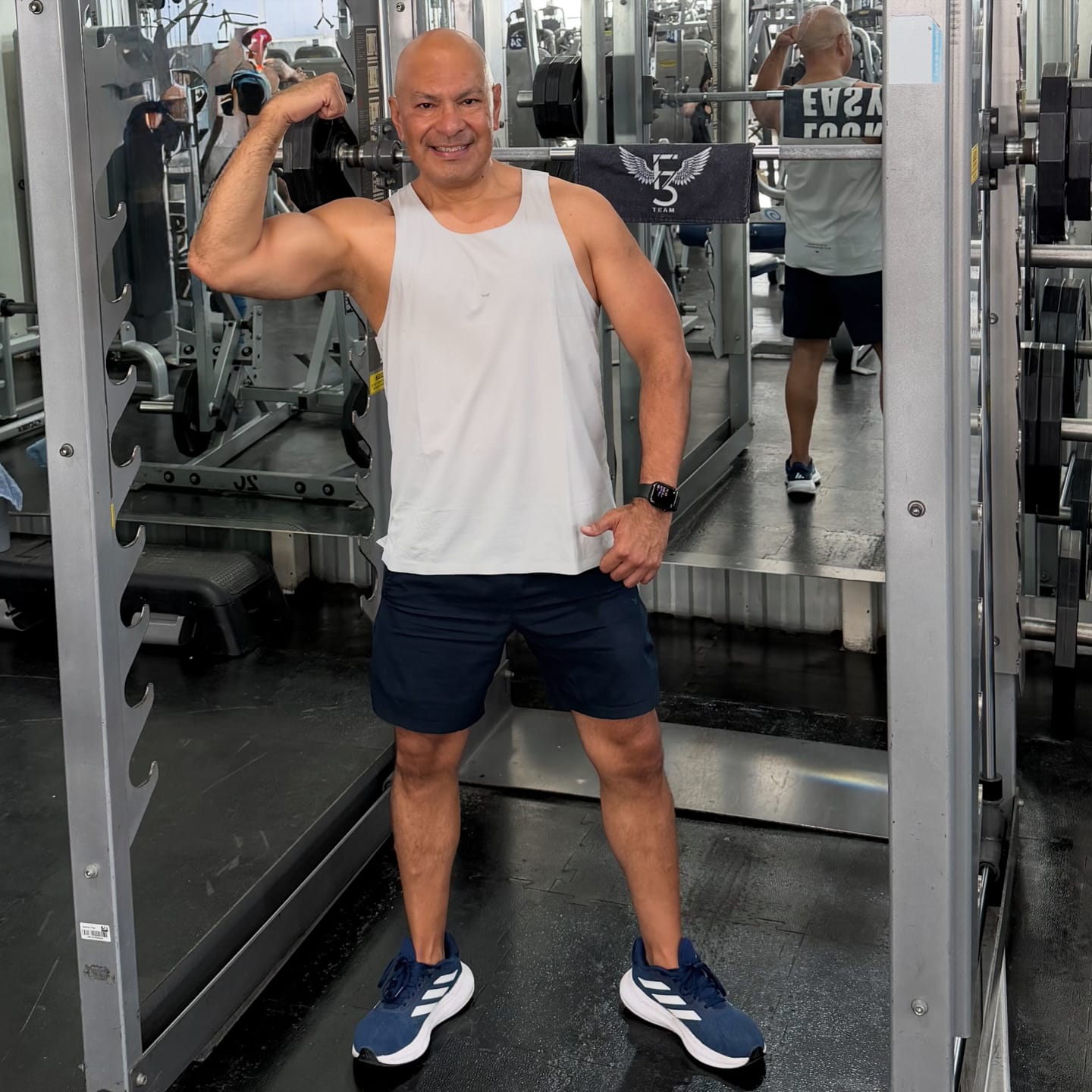 Customer photo review of Dryal Technical Singlet - Light Gray