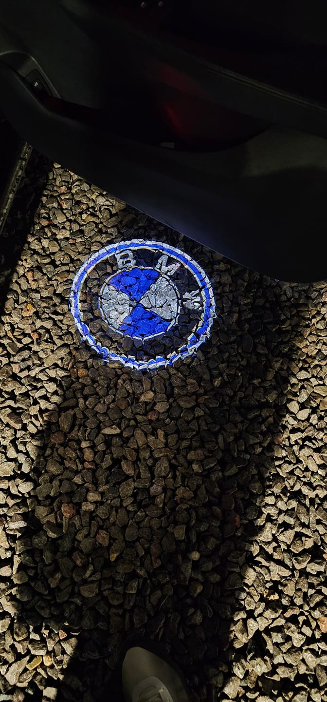 Customer photo review of BMW F SERIES DOOR LIGHTS