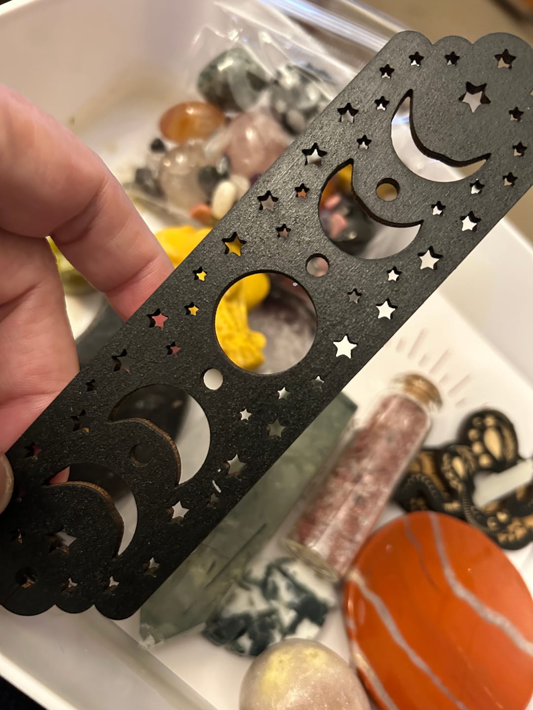 Customer photo review of Crystal Abundance Scoop — 100% Certified Natural Crystals