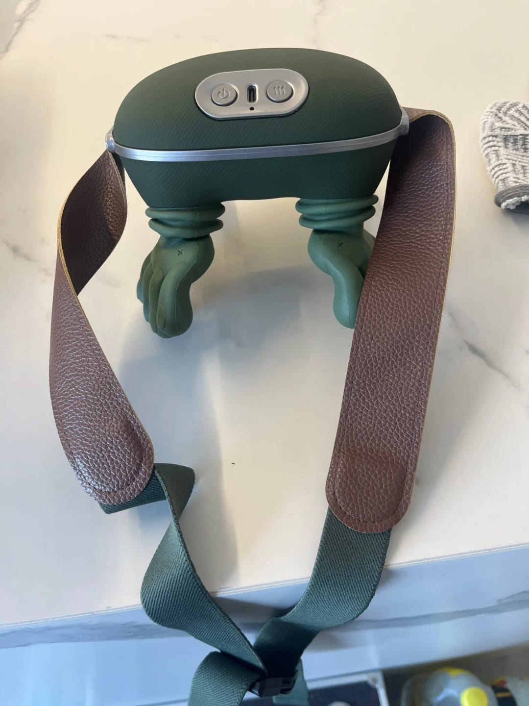 Customer photo review of Bionic Human-Like Neck Massager