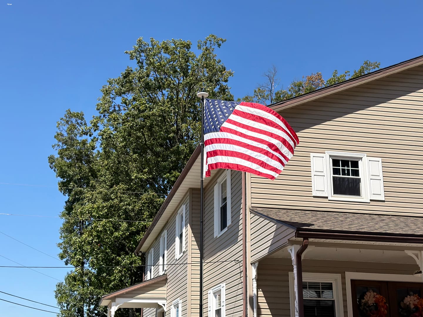 Customer photo review of 5' x 8' American Flag