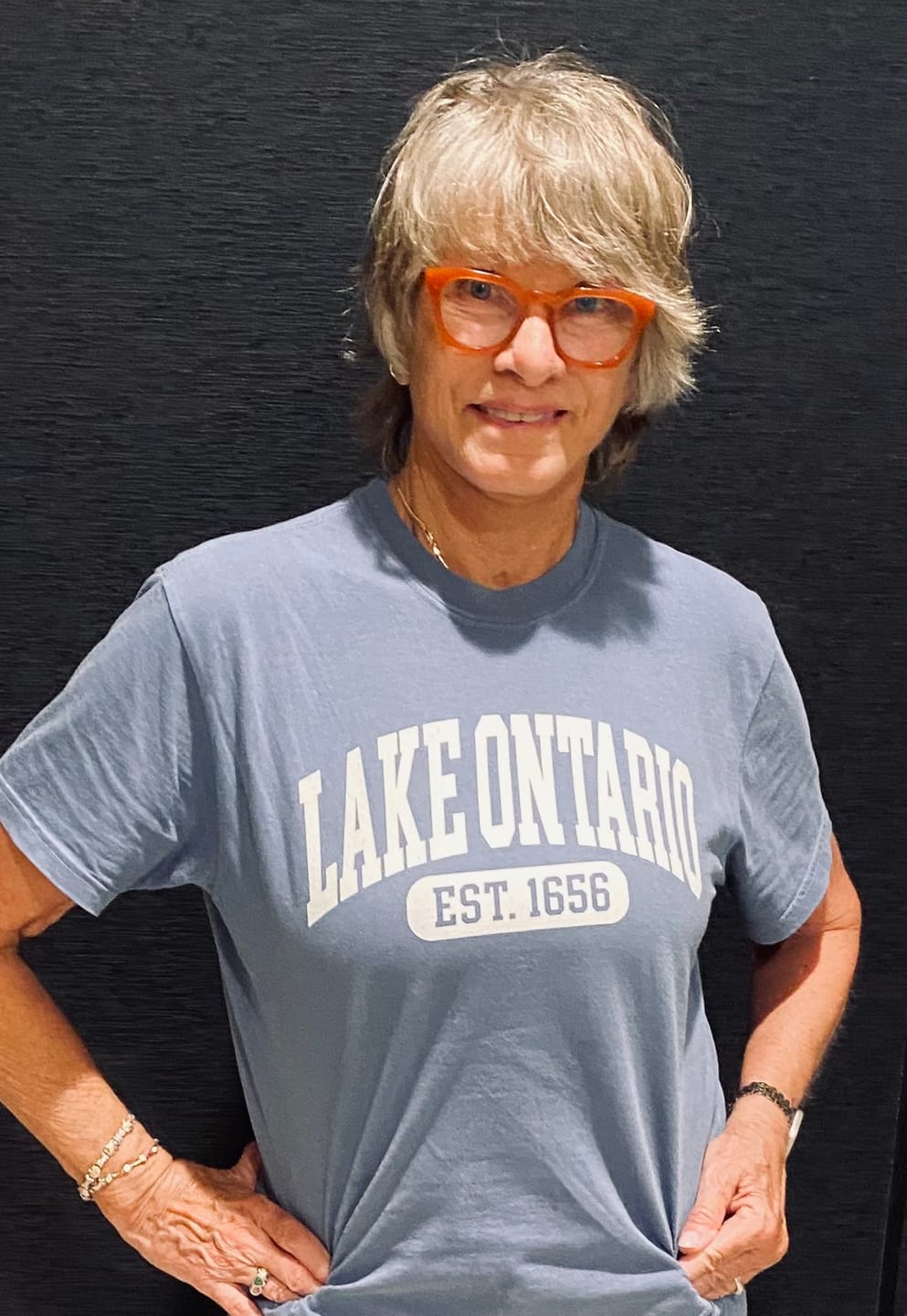 Customer photo review of Lake Ontario Varsity T-Shirt
