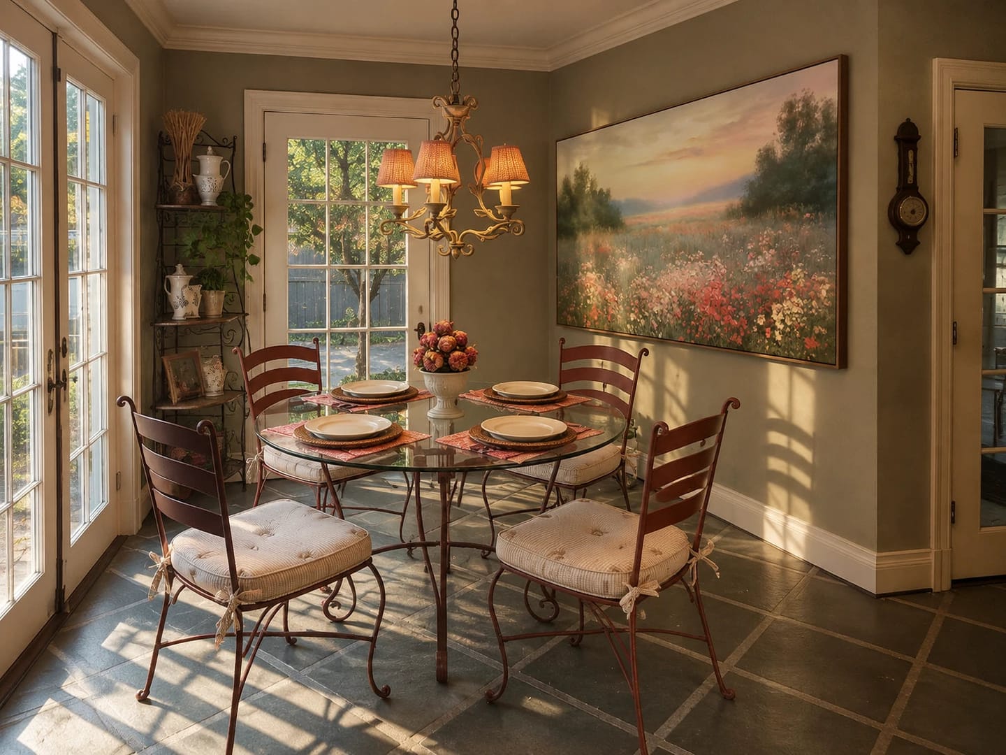 Customer photo review of Textured & Impasto Art | Blush Meadow Whisper