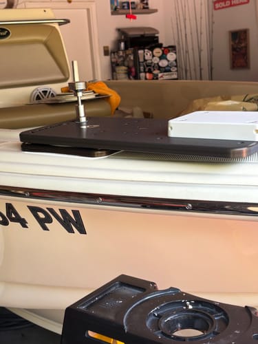 Customer photo review of Sea Swivel™ Trolling Motor Mount