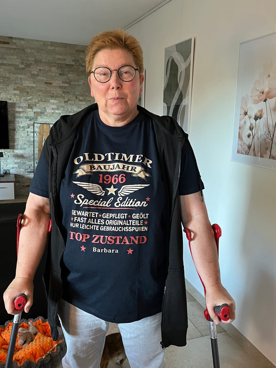 Customer photo review of Oldtimer - Personalisiertes T-Shirt zum Geburtstag mit Vintage Design
