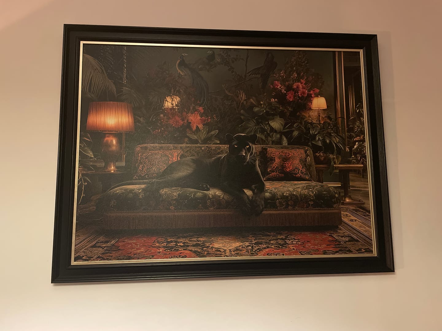 Customer photo review of Lounging Panther By Artko