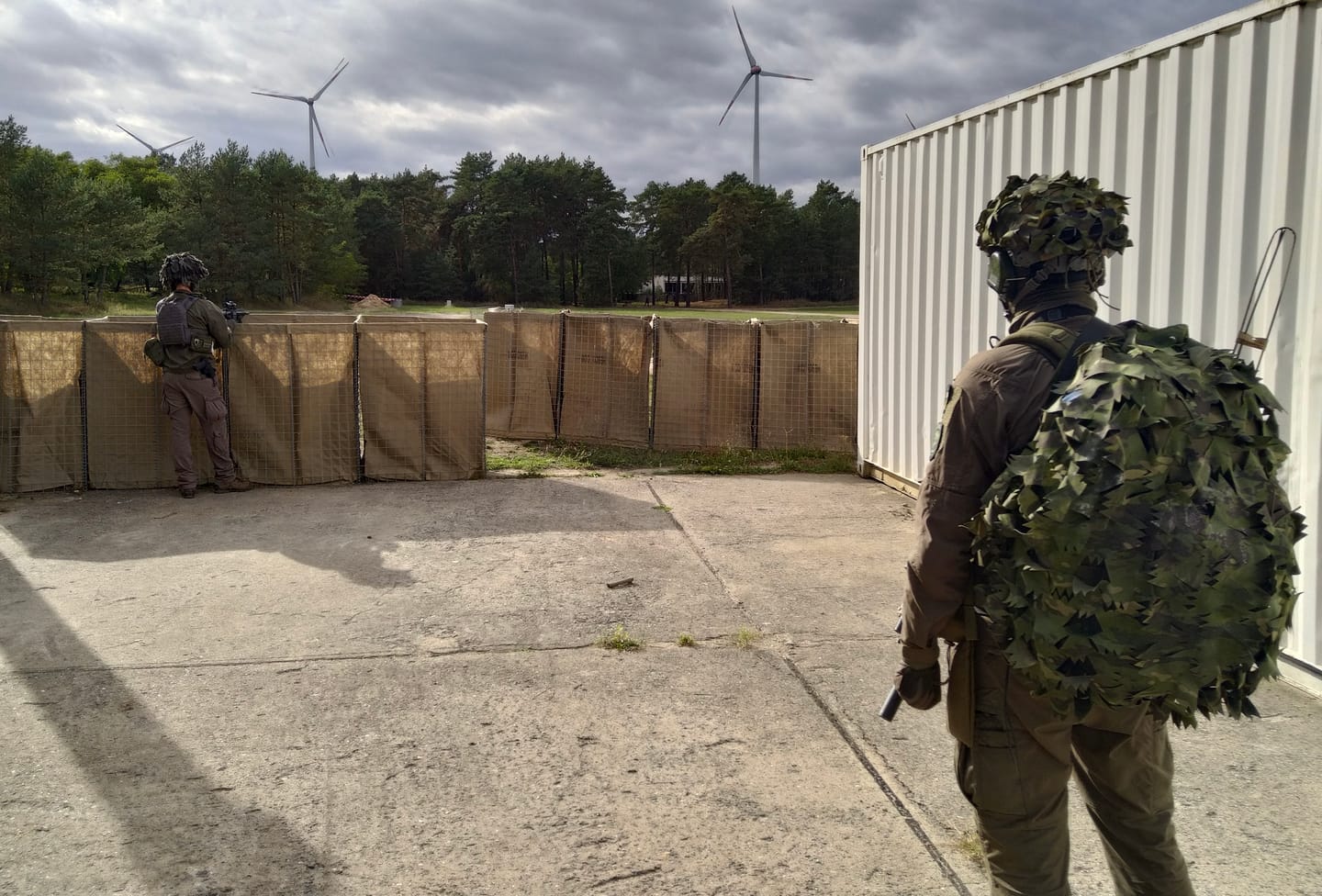 Customer photo review of Backpack camo scrim, 40-80L