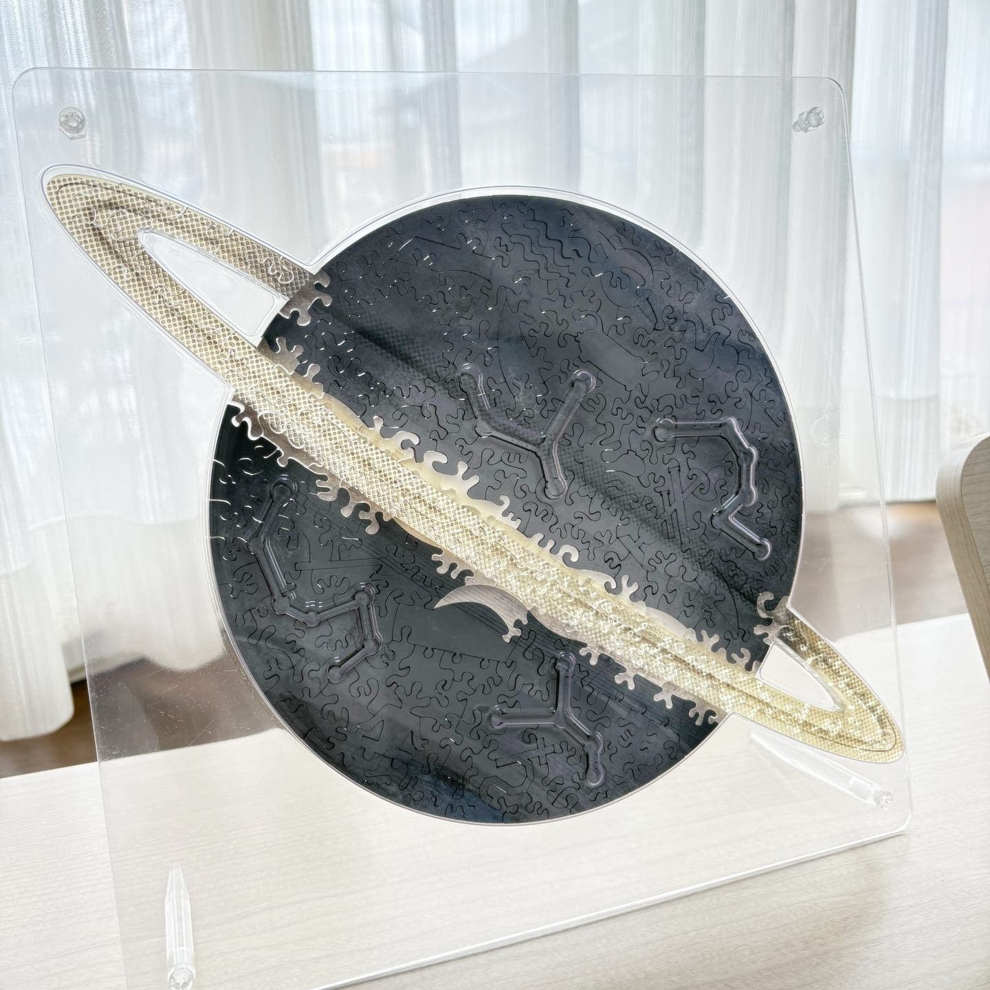 Customer photo review of 【６月入庫分予約】宇宙の破片 SATURN 土星と専用フレームセット