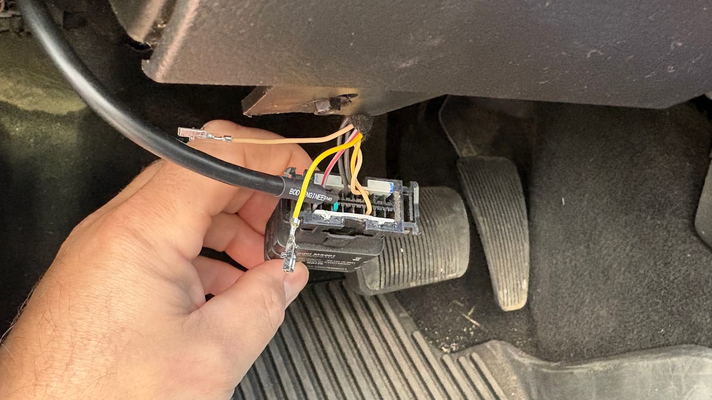 Customer photo review of 2018-2024 Cummins Bypass Cable (BOD18-22BypassCummins)