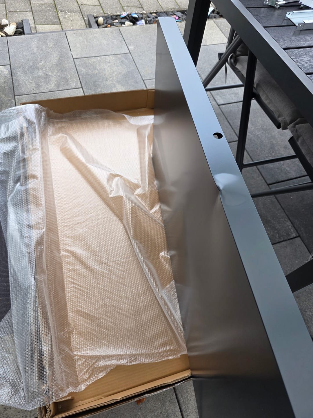 Customer photo review of Gartenzeit® Auflagenbox 360 Liter (120×58×58 cm)