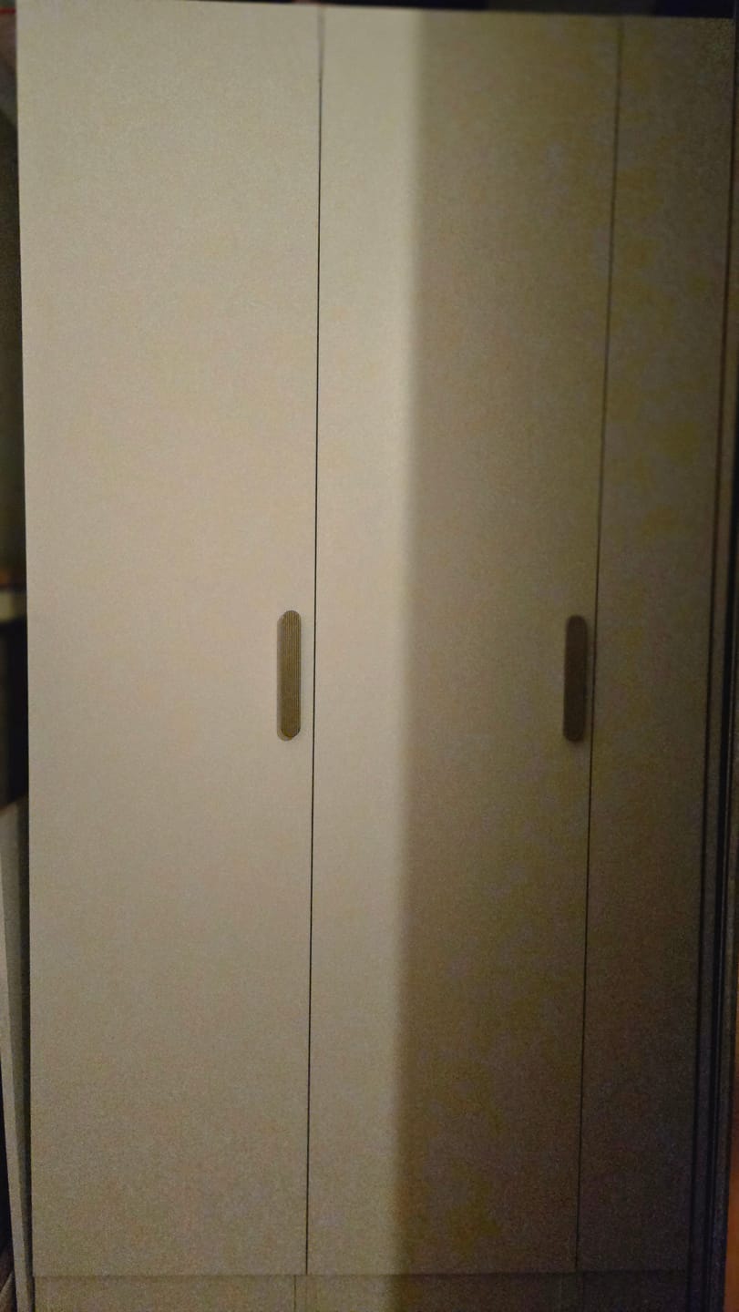 Customer photo review of Rani BA162 Gardırop Tek Kapaklı 5 Raflı Elbise Dolabı Beyaz