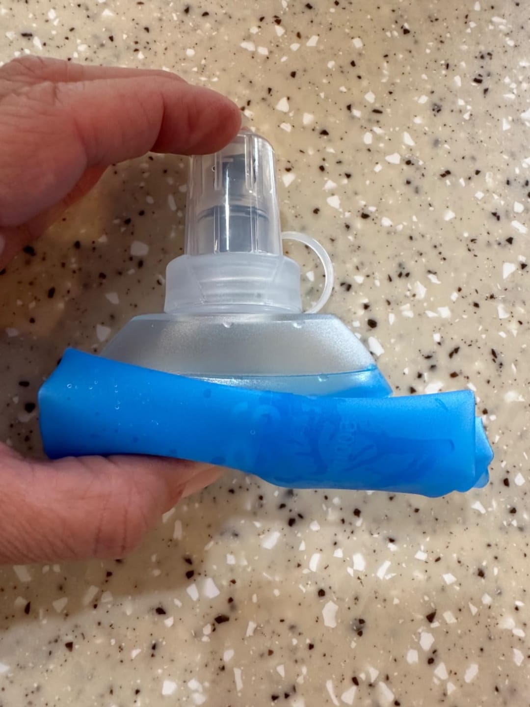 Customer photo review of Collapsible Soft Flask – 150ML / 250ML / 500ML