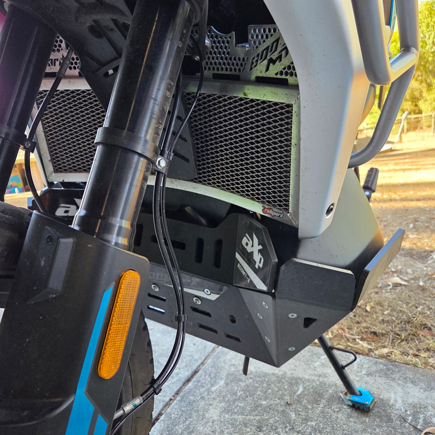 Customer photo review of CFMoto 800MT-X 2025-26 Radiator Guard