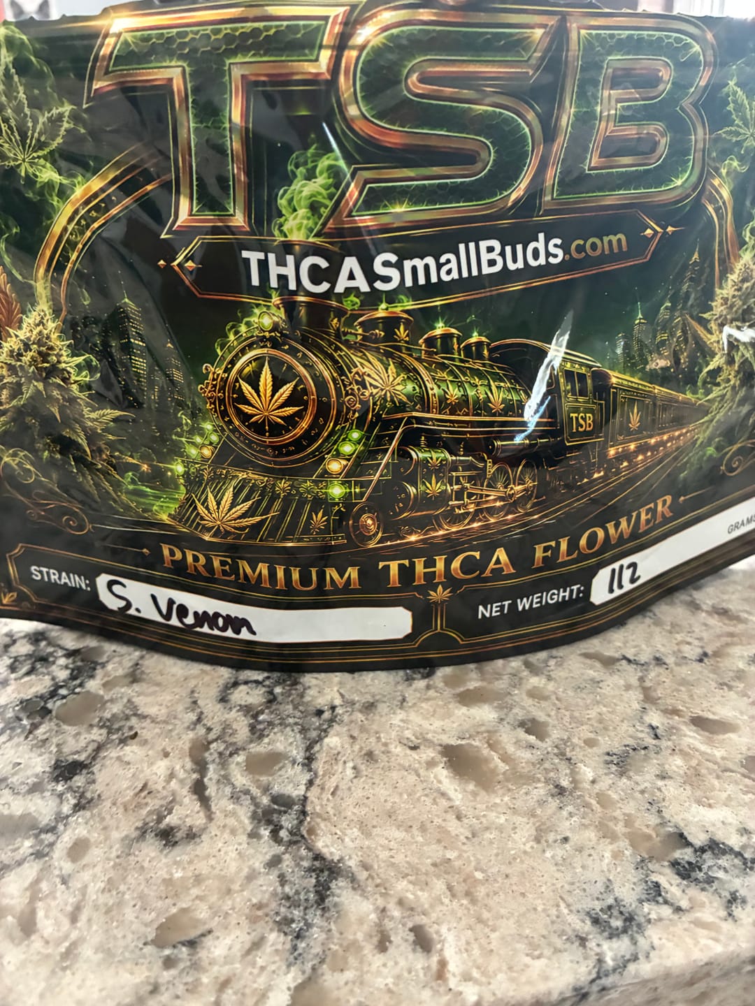 Customer photo review of Snake Venom THCA Flower
