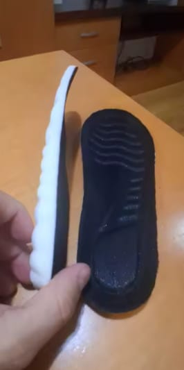 Customer photo review of Plantillas Ortopédicas de Gel Biomecánico