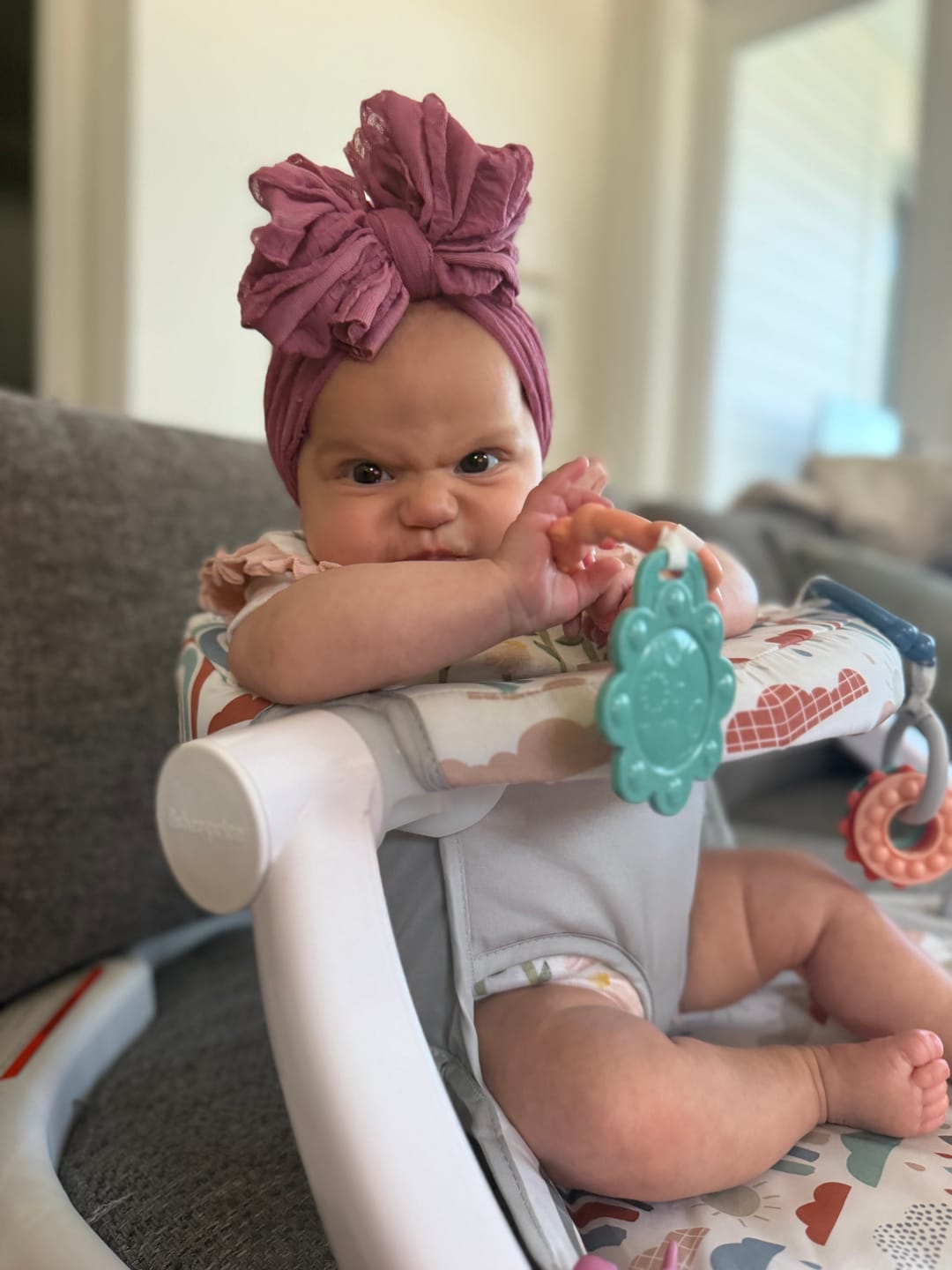 Customer photo review of Ballet | Signature Ruffled Baby Headband