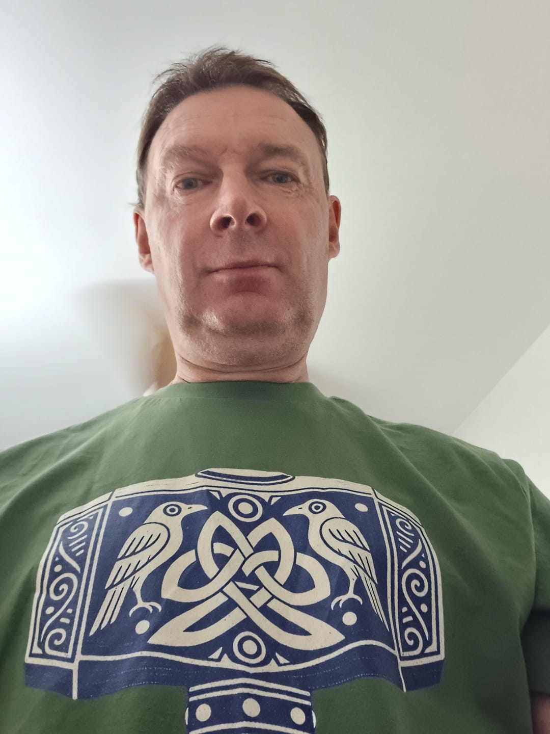 Customer photo review of War Hammer (mjolnir) Viking T-Shirt
