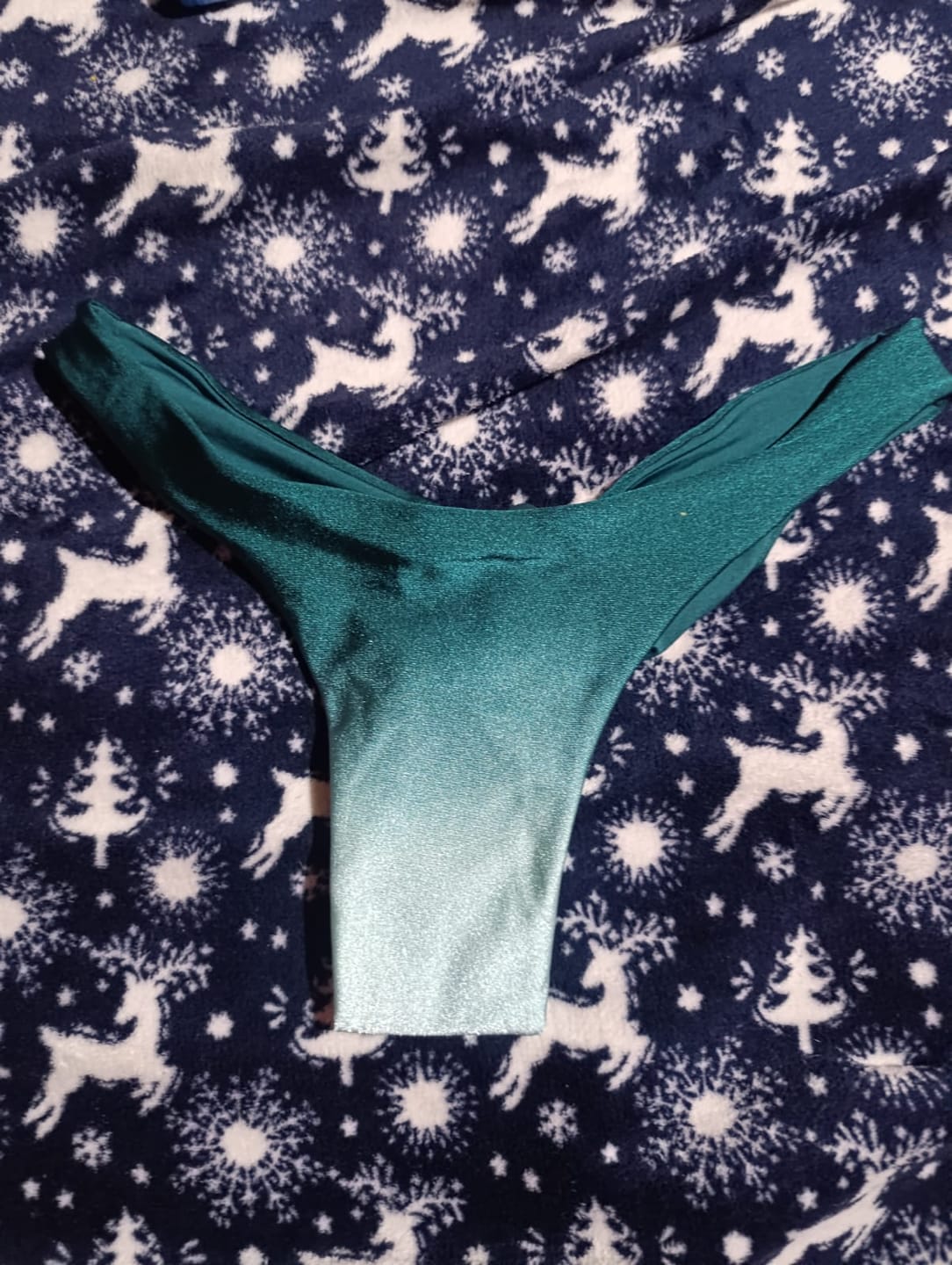 Customer photo review of Panty Eros Faded Boreal Green