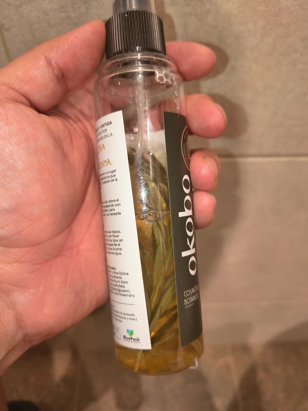 Customer photo review of 3 Tónicos Capilares de Romero · Crecimiento y Anticaída + Dermaroller de regalo