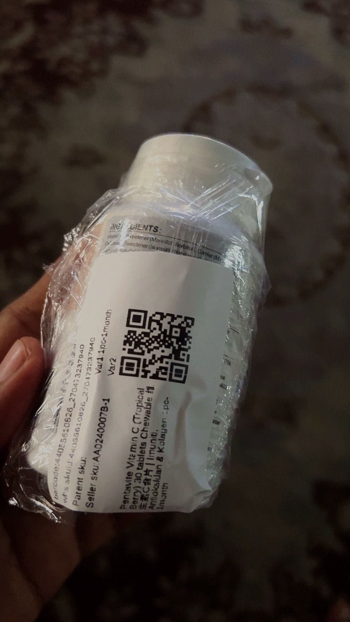 Customer photo review of Vitamin C Orange Chewable Tablet