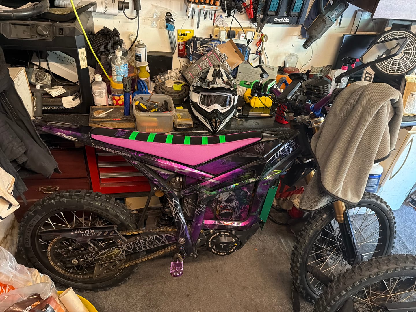 Customer photo review of Custom Seat Cover: Talaria Komodo