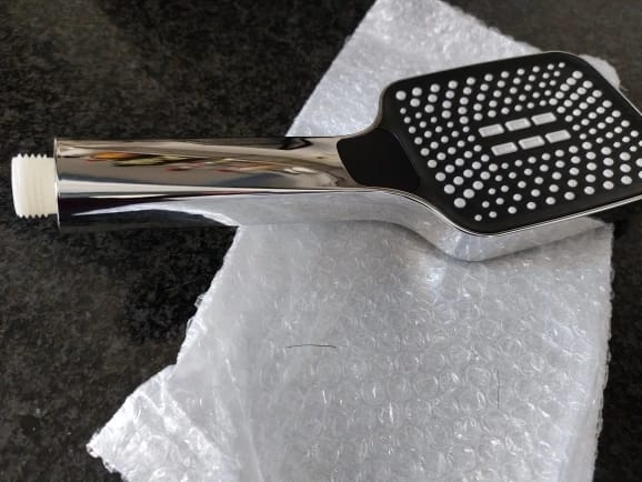 Customer photo review of Adjustable High-Pressure Shower Head