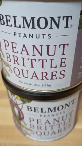 Customer photo review of Peanut Brittle Squares