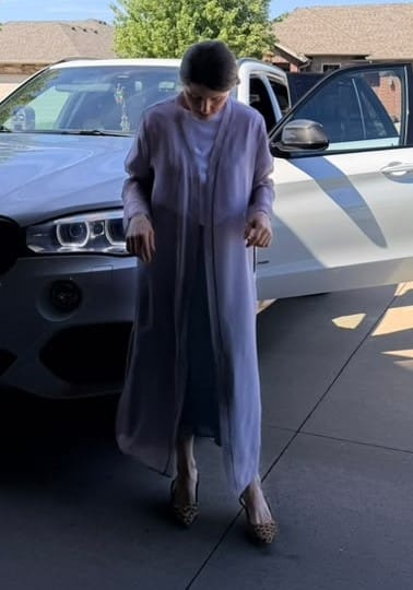 Customer photo review of Silk Kimono –  Pure & Elegant
