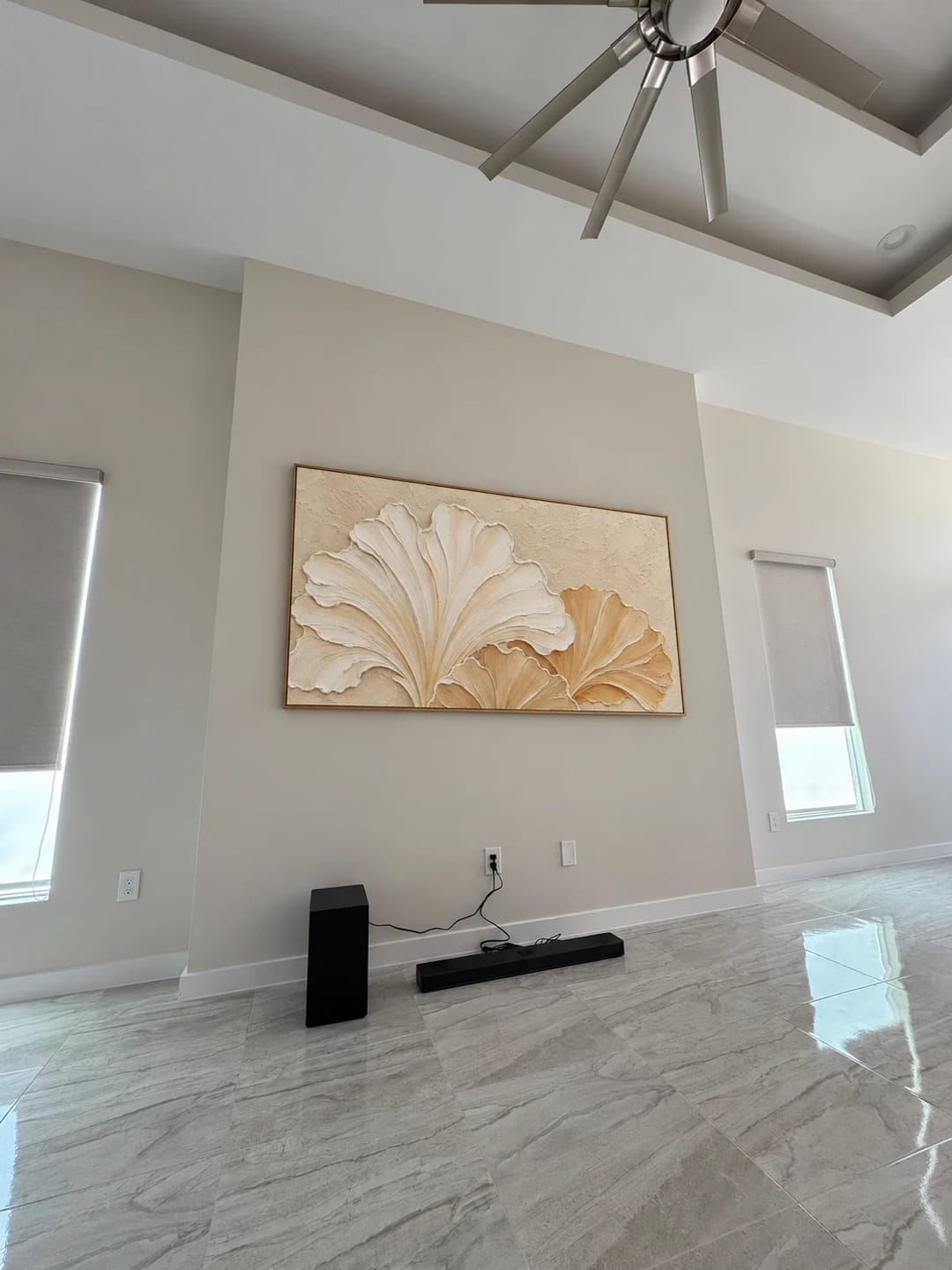 Customer photo review of Textured & Impasto Art | Sculpted Petal Harmony